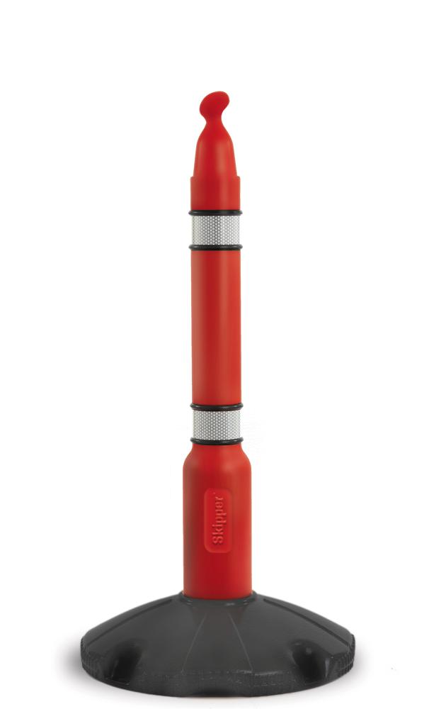 Poteau + base lestable SKIPPER Rouge